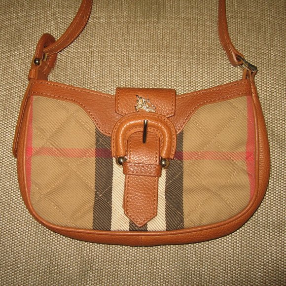 ❤️BURBERRY MINI NOVA CHECK Shoulder Bag Pochette Purse - Picture 2 of 11